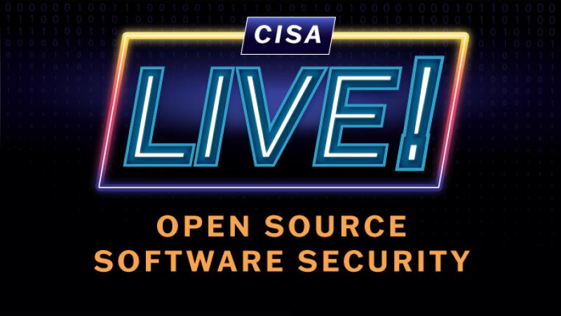 Graphic of OSS CISA Live!